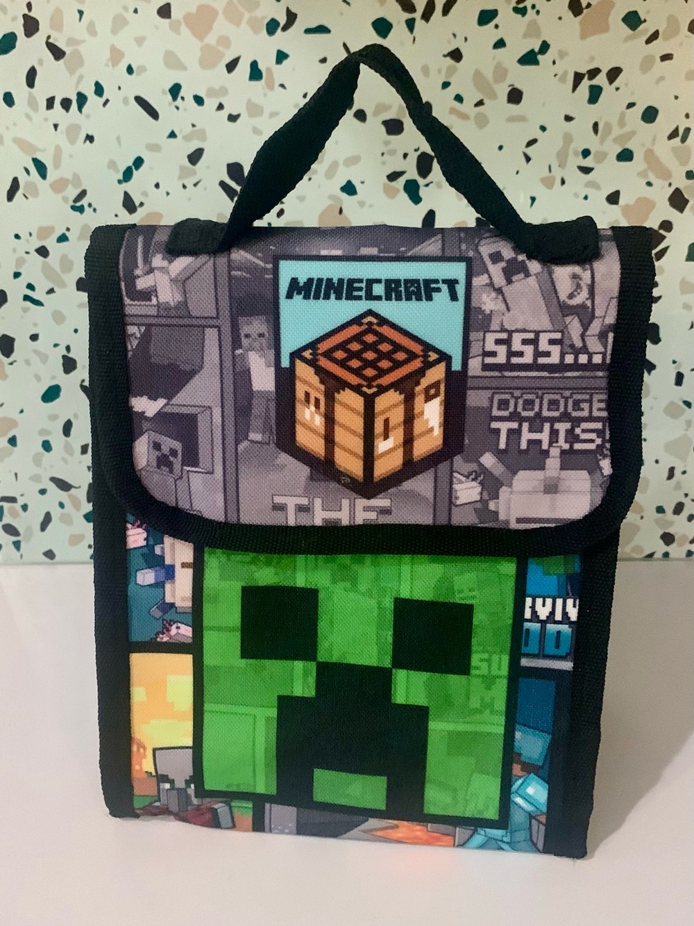 MINECRAFT Velcro Lunch Bag Pouch NWOT 
3 for $15